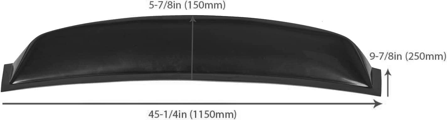 Rear Window Visor JDM para Honda Civic 2006–2011 (4 puertas) - Imagen 2